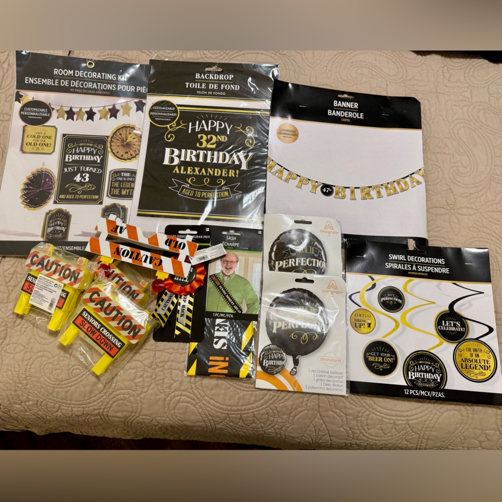 Birthday Party Decoration Set